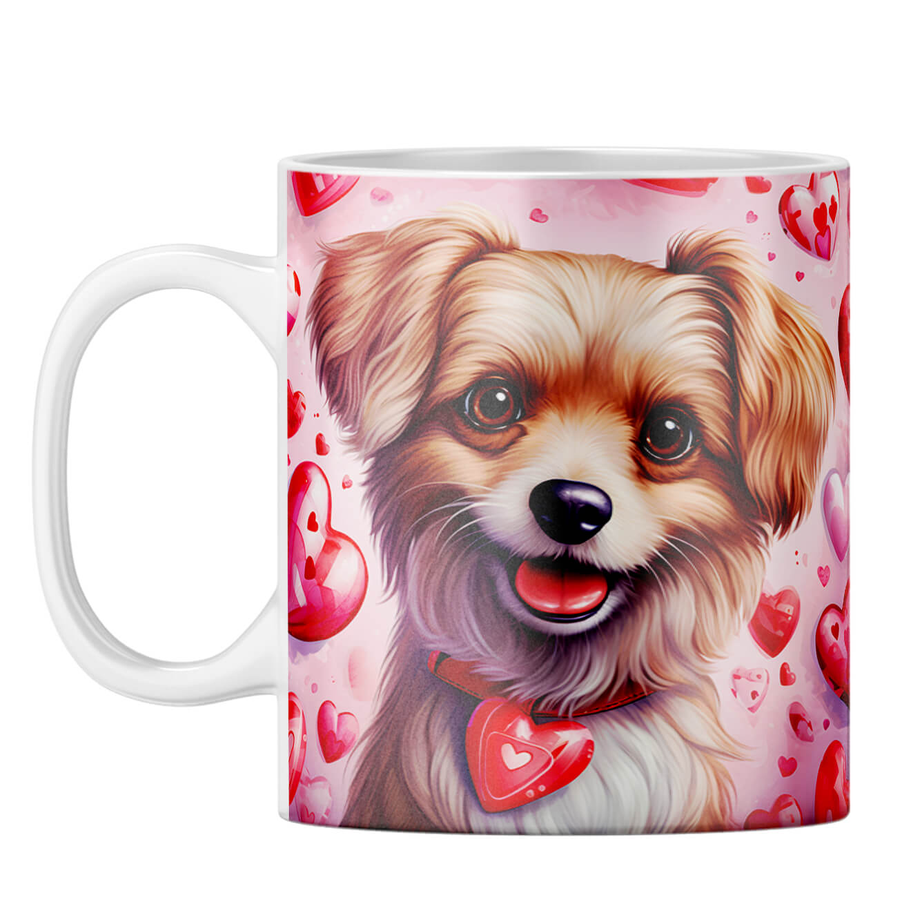Loving Dog Duo Coffee Mug - corporate gift by YuBingo