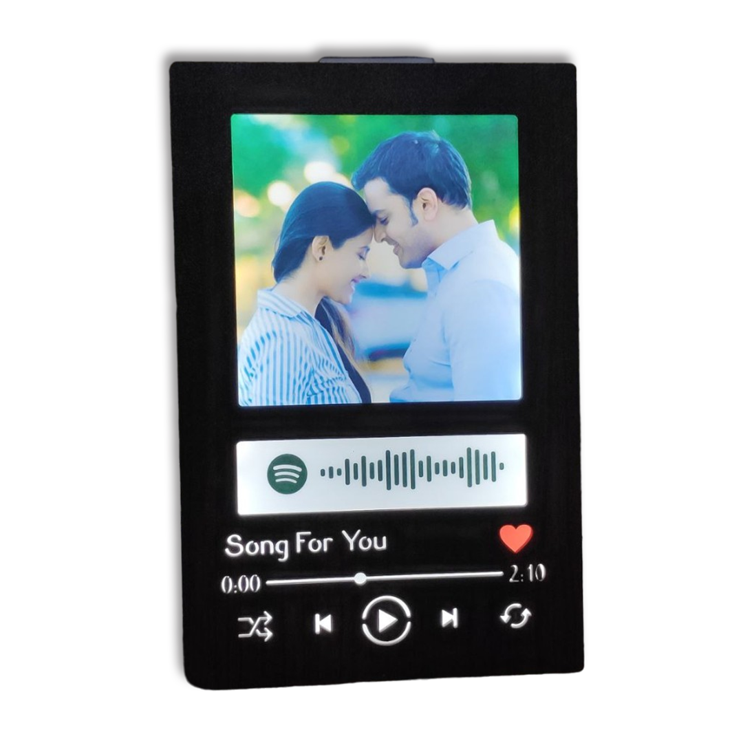 LED Frame with Spotify Song - corporate gift by YuBingo