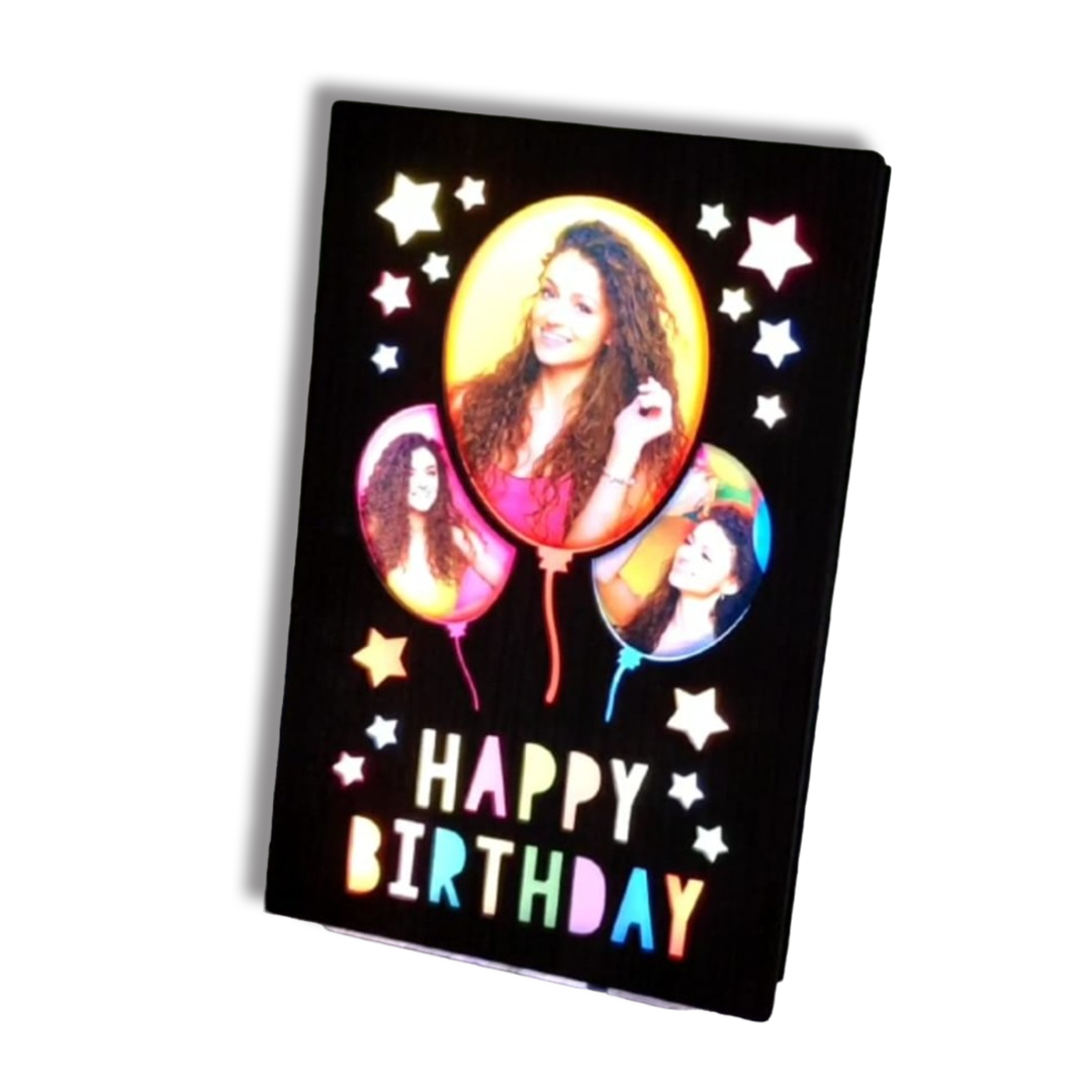 Happy Birthday LED Table Stand - corporate gift by YuBingo