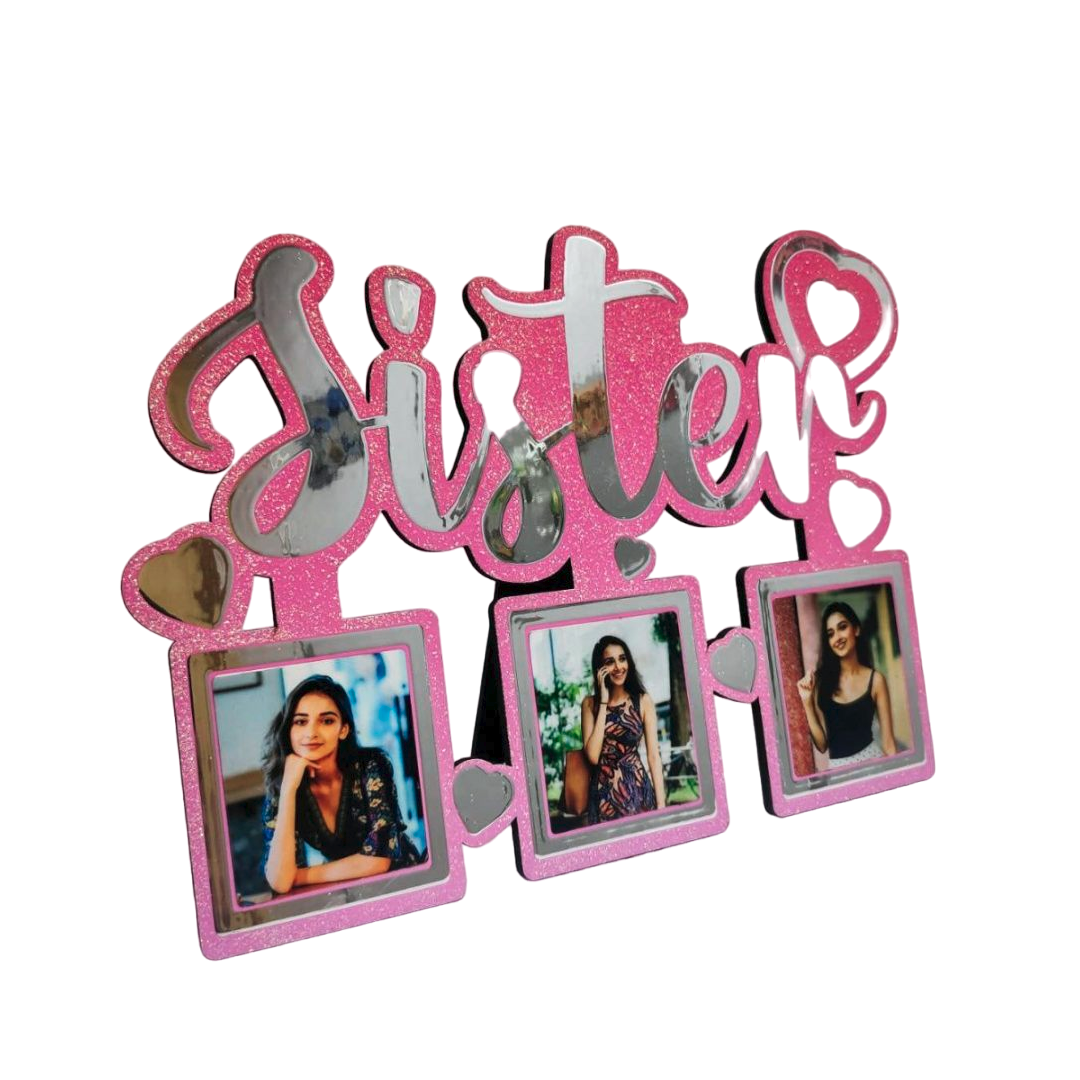 Sister 9x12 Wooden Collage - corporate gift by YuBingo