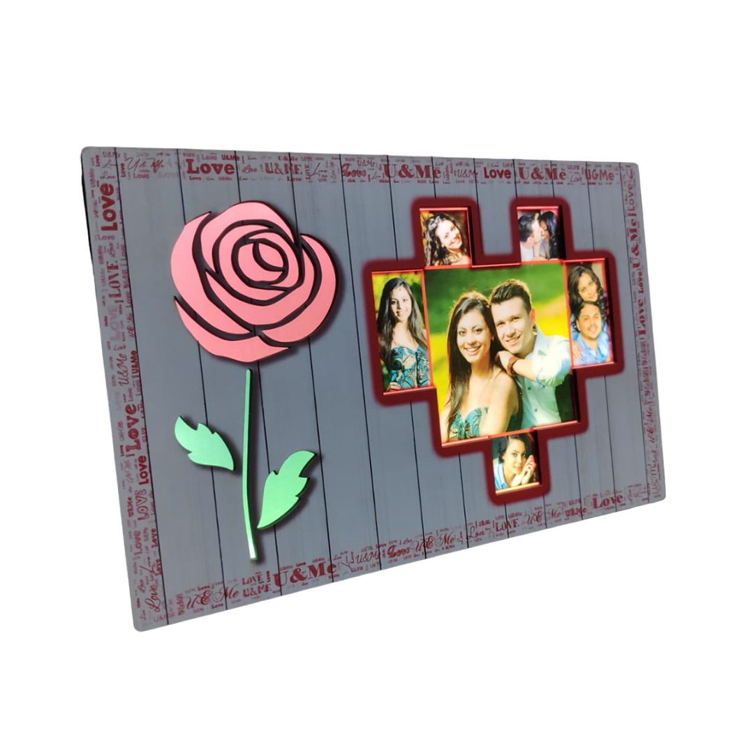 Red Rose LED Table Stand - corporate gift by YuBingo