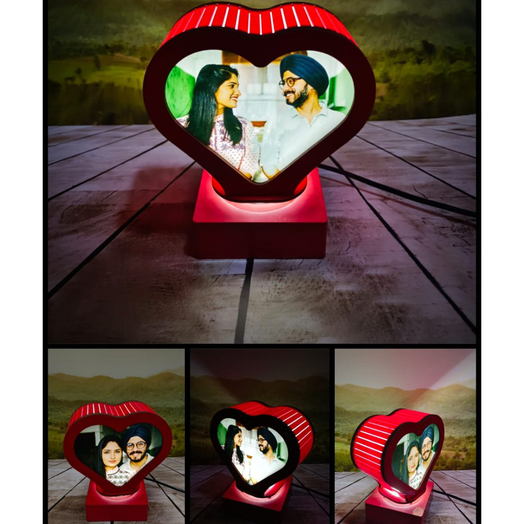Heart Revolving Red Lamp - product image 3