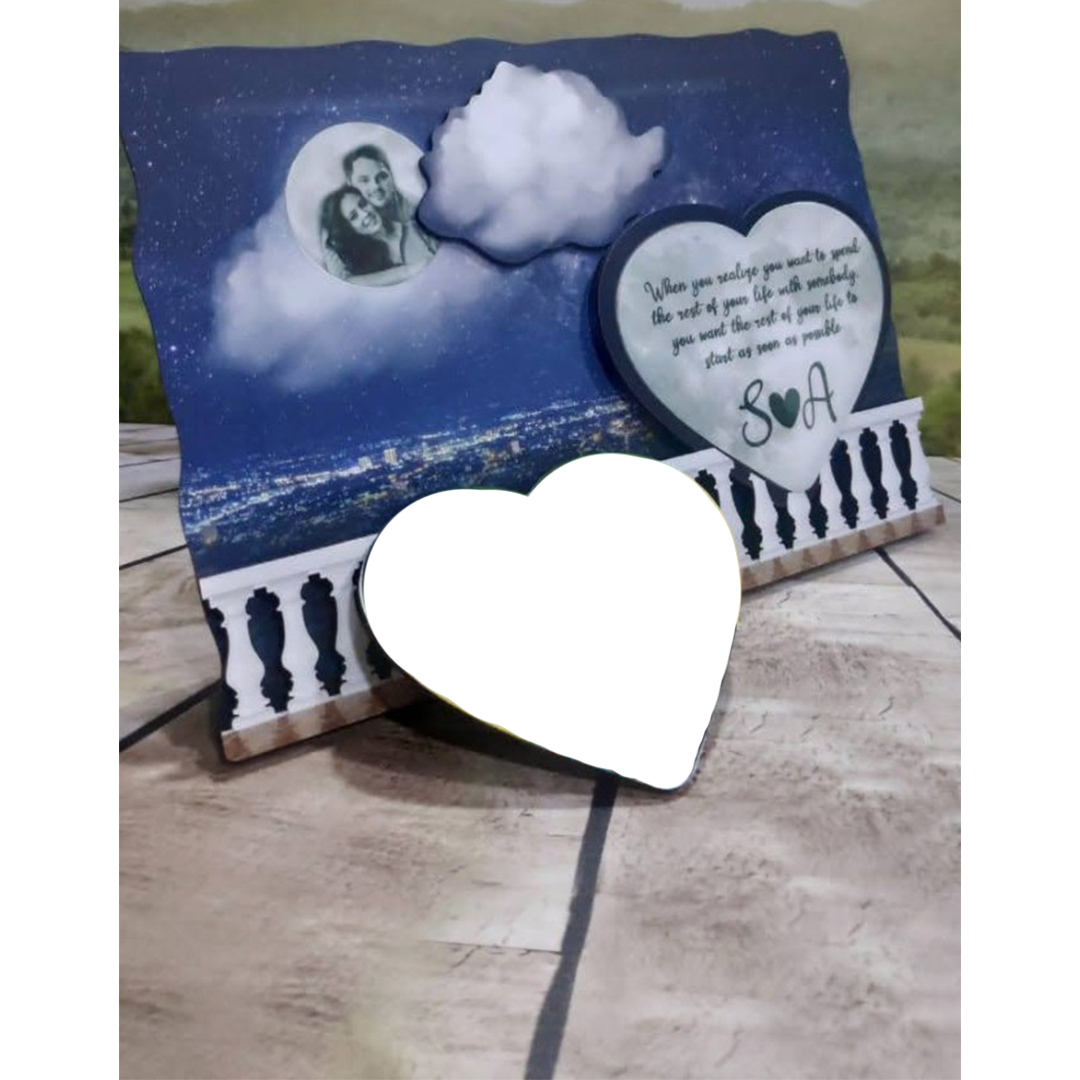 Magnetic 3-in-1 Photo Stand - Moon, - product image 3