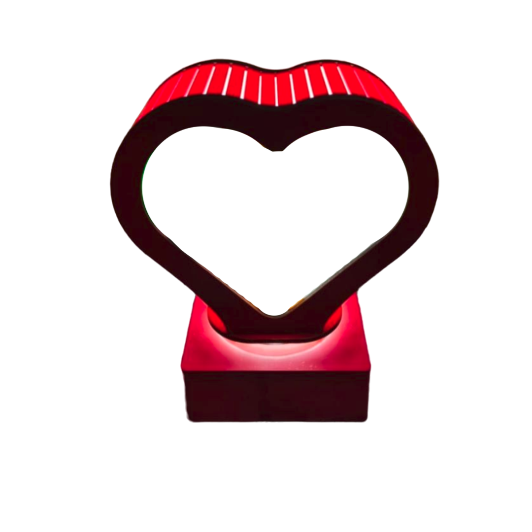 Heart Revolving Red Lamp - product image 2