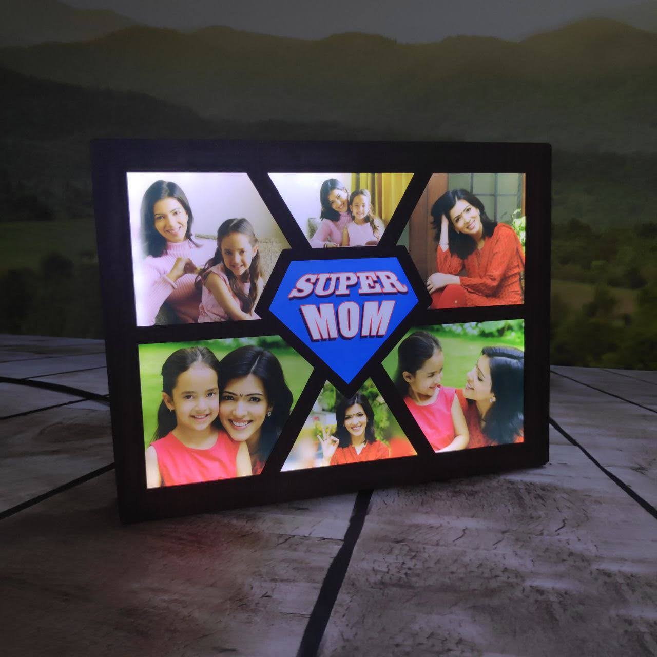 LED Collage Frame (Super Mom) - product image 3