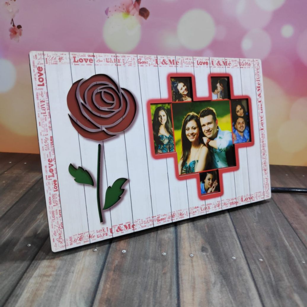 Red Rose LED Table Stand - product image 3
