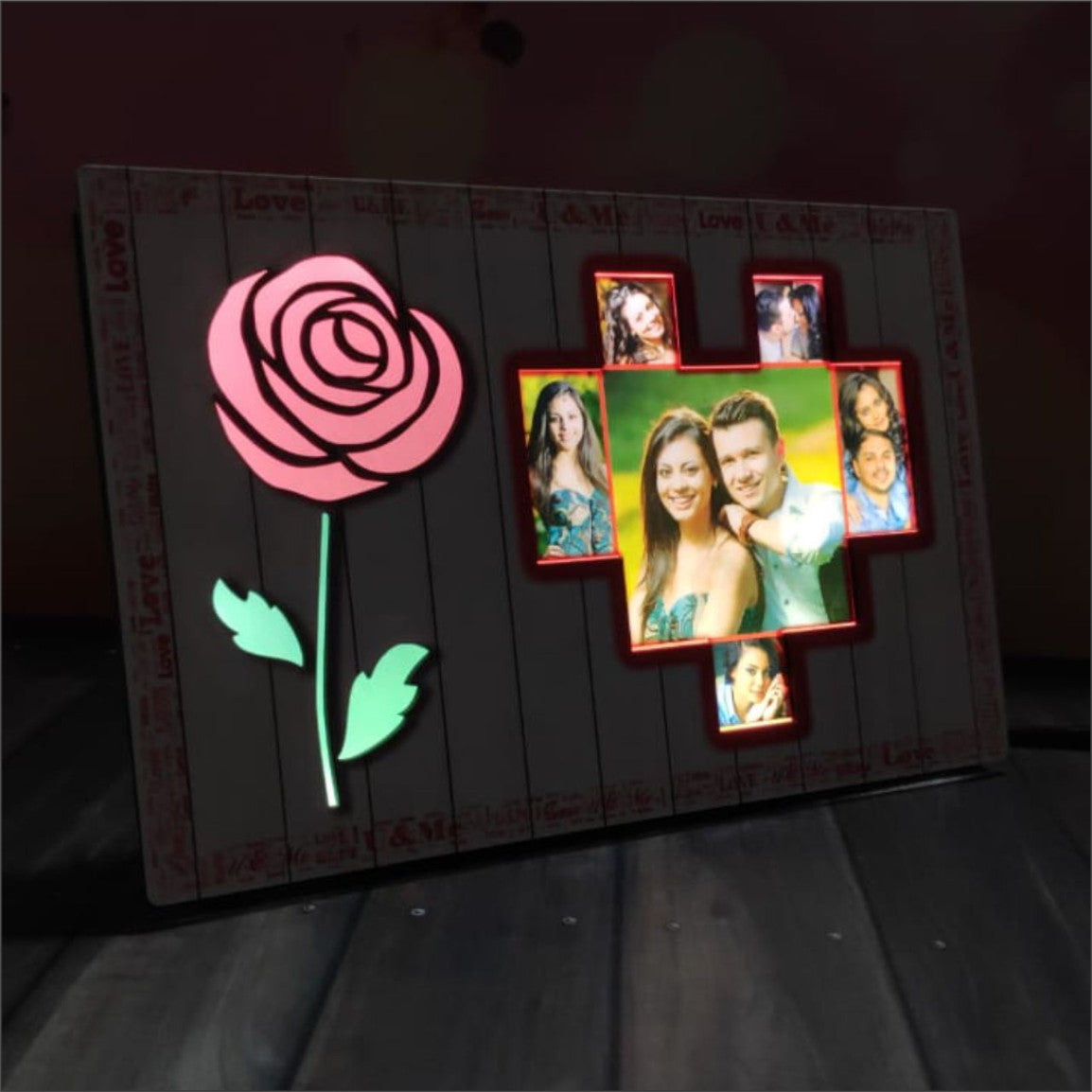 Red Rose LED Table Stand - product image 4