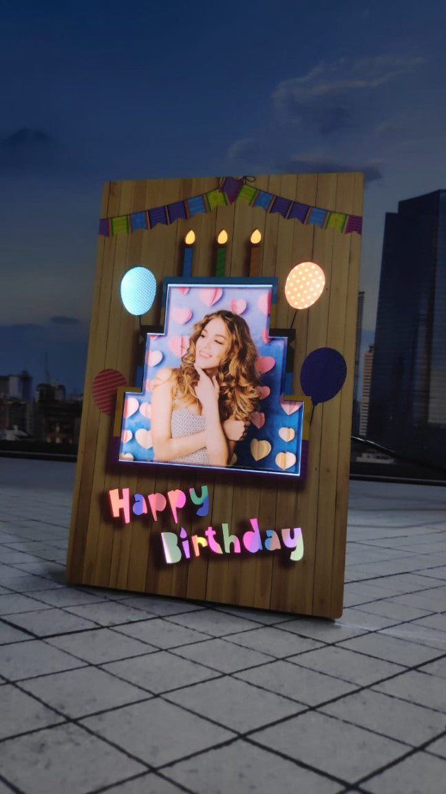 LED Table Stand - Happy Birthday Balloon - product image 4