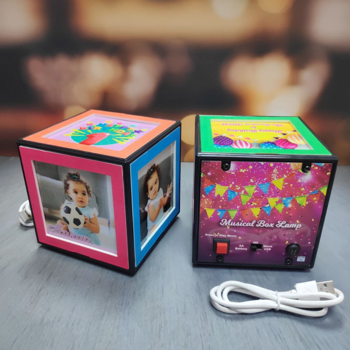 Musical LED Box - Janamdin Mubaarak - product image 2