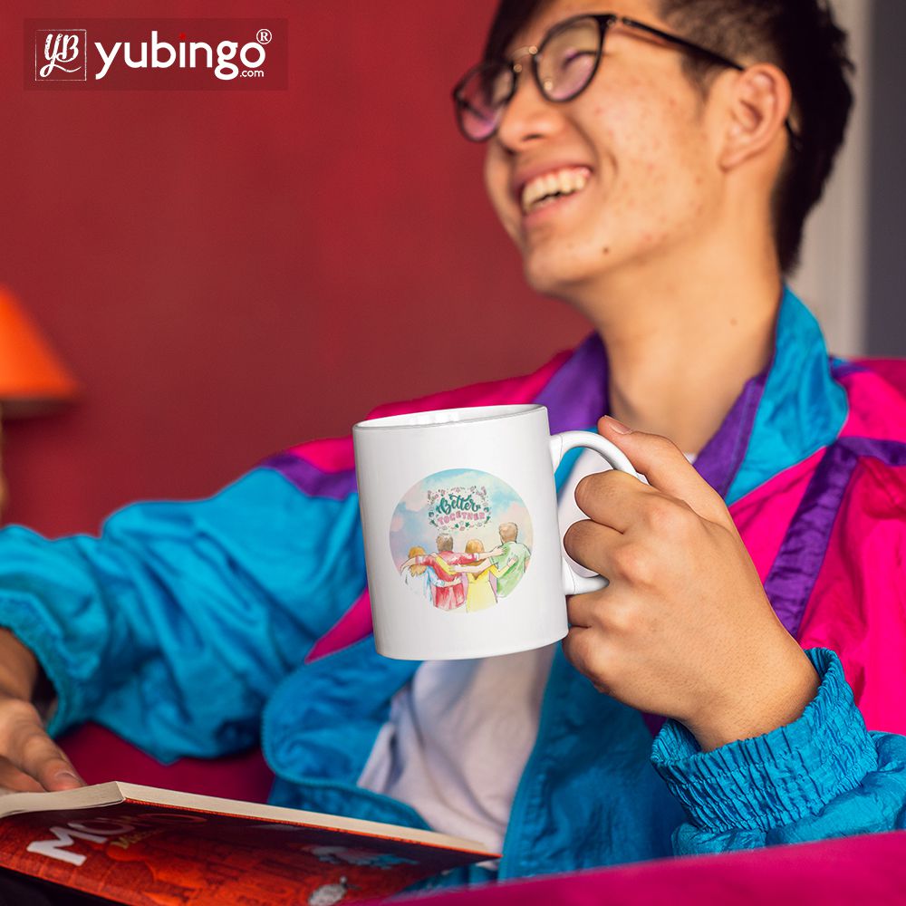 Better Together Cushion, Coffee Mug with Coaster and Keychain - product image 3