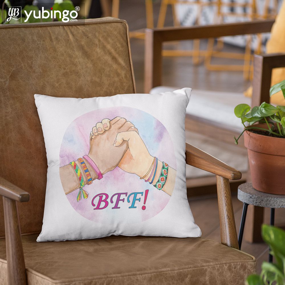 BFF Cushion, Coffee Mug with Coaster and Keychain - product image 2