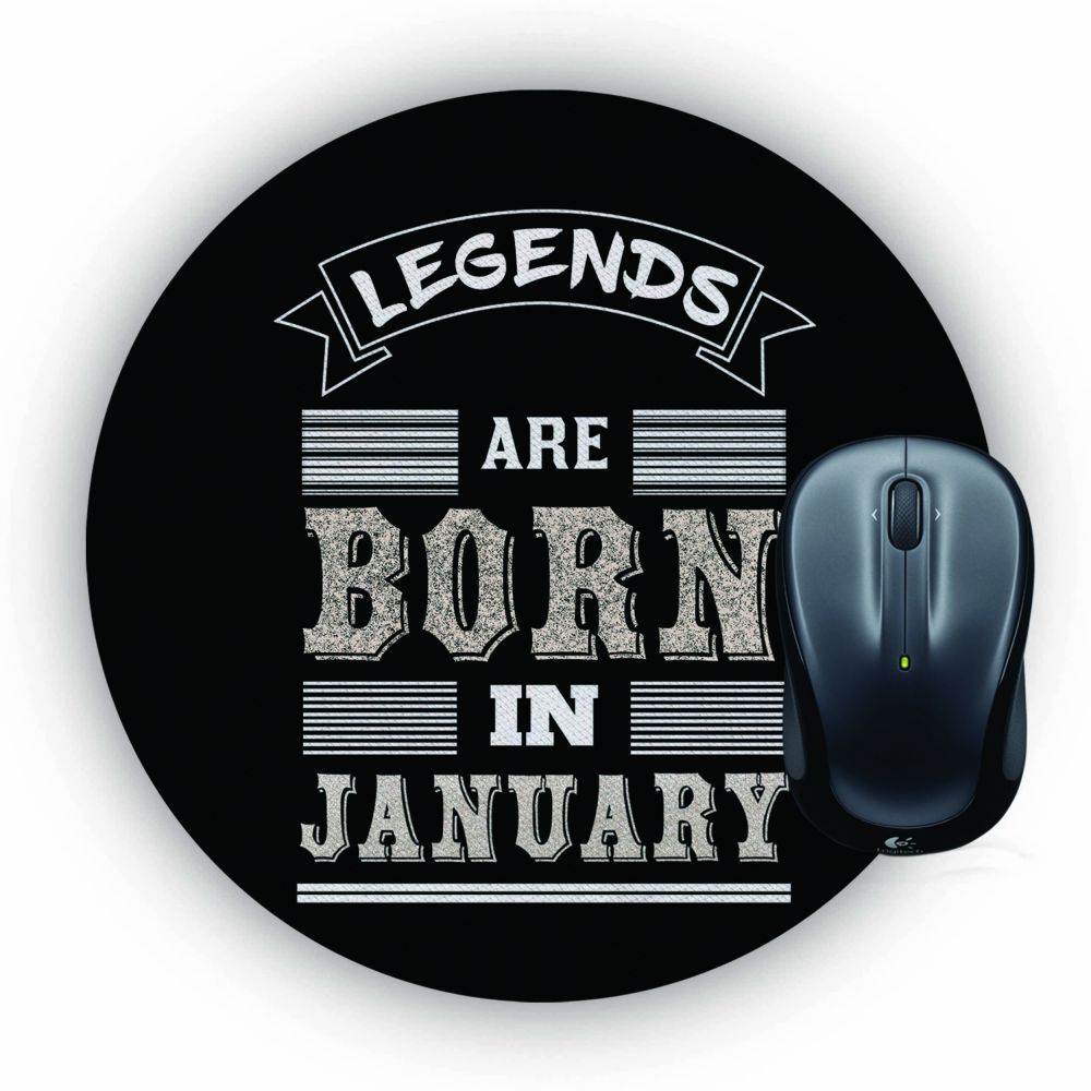 Customised Legends Mouse Pad (Round) - corporate gift by YuBingo