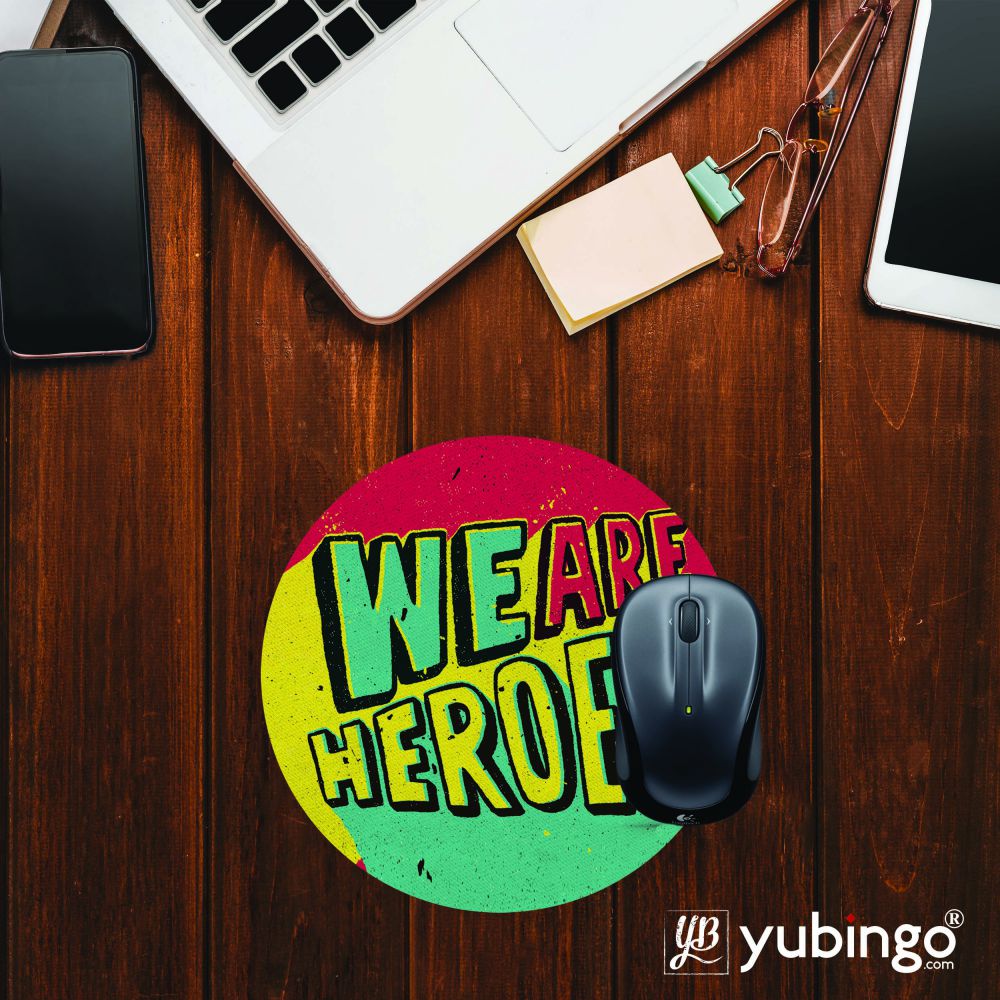 Heroes Mouse Pad (Round) - product image 2