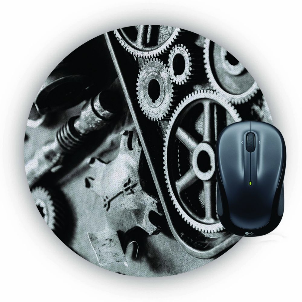 Machinery Mouse Pad (Round) - corporate gift by YuBingo