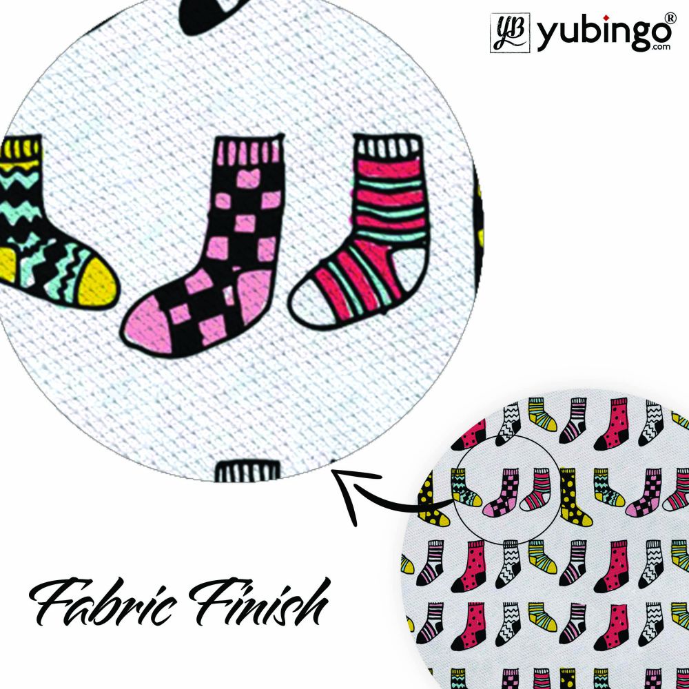 Socks Pattern Mouse Pad (Round) - product image 3