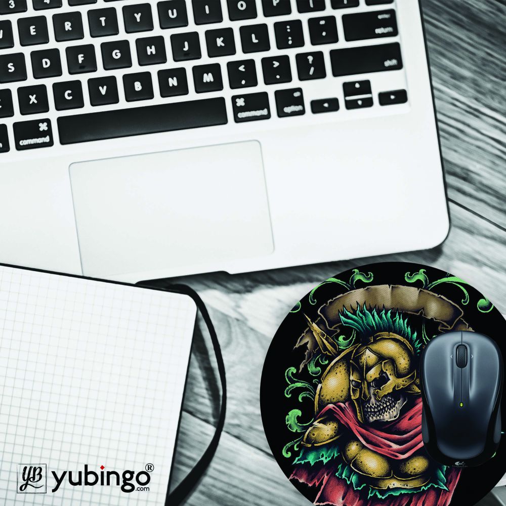 Undead Spartan Mouse Pad (Round) - product image 4