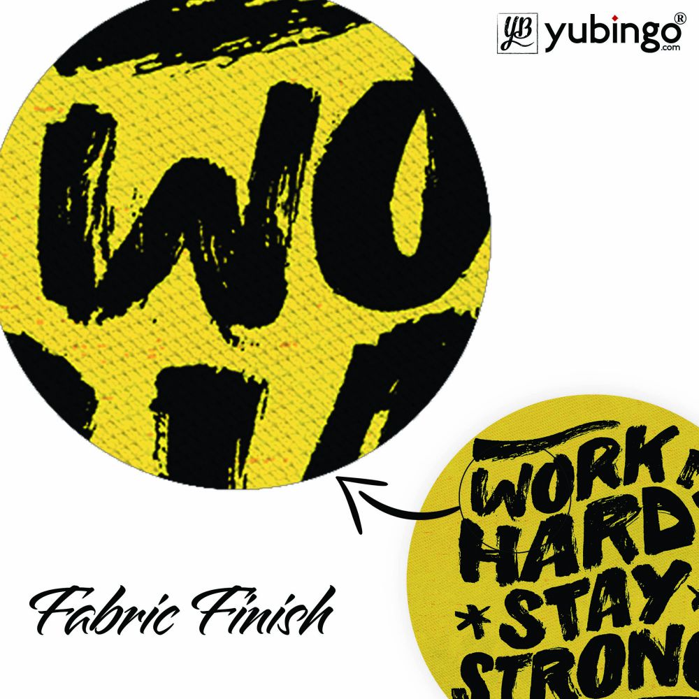 Work Hard Stay Strong Mouse Pad (Round) - product image 3