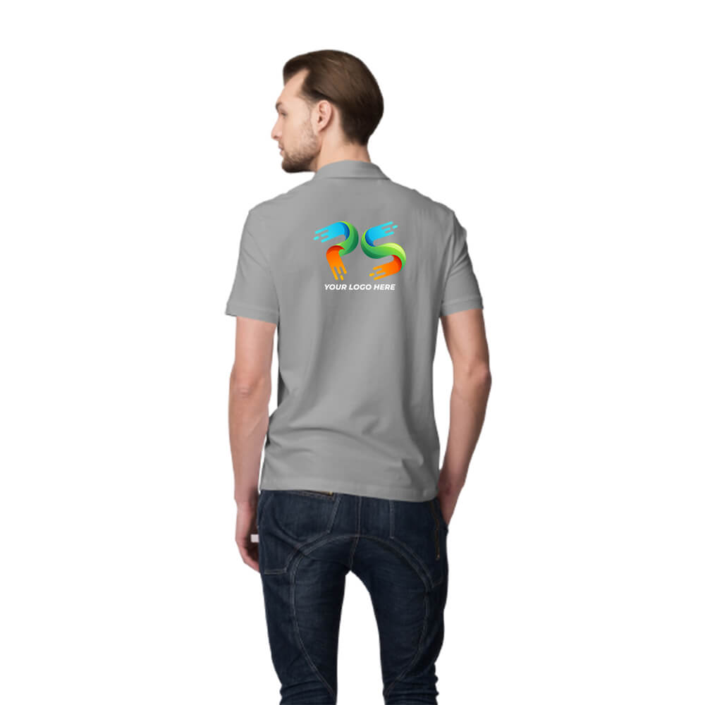 Anthra Customised Men's Polo Neck T-Shirt - Front and Back Print - product image 3