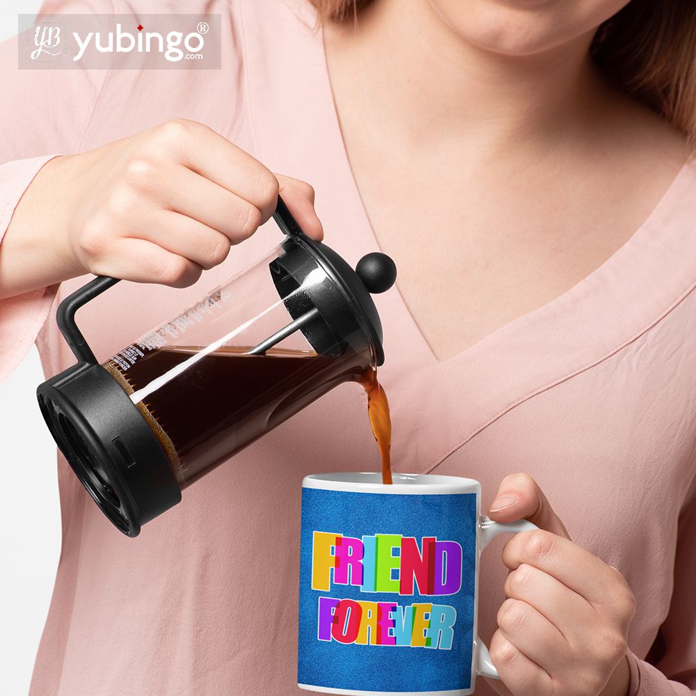 Friend Forever Cushion, Coffee Mug with Coaster and Keychain - product image 3
