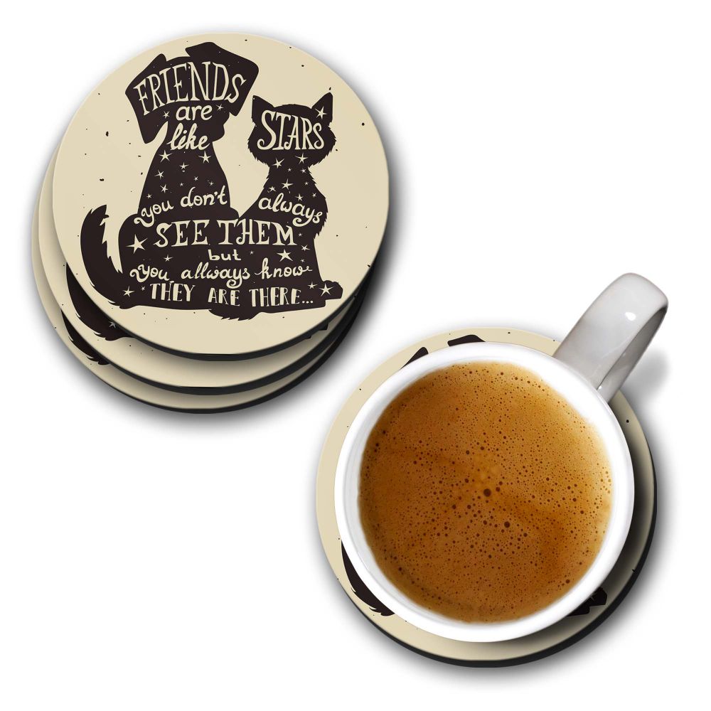 Friends are Like Star Coasters - corporate gift by YuBingo