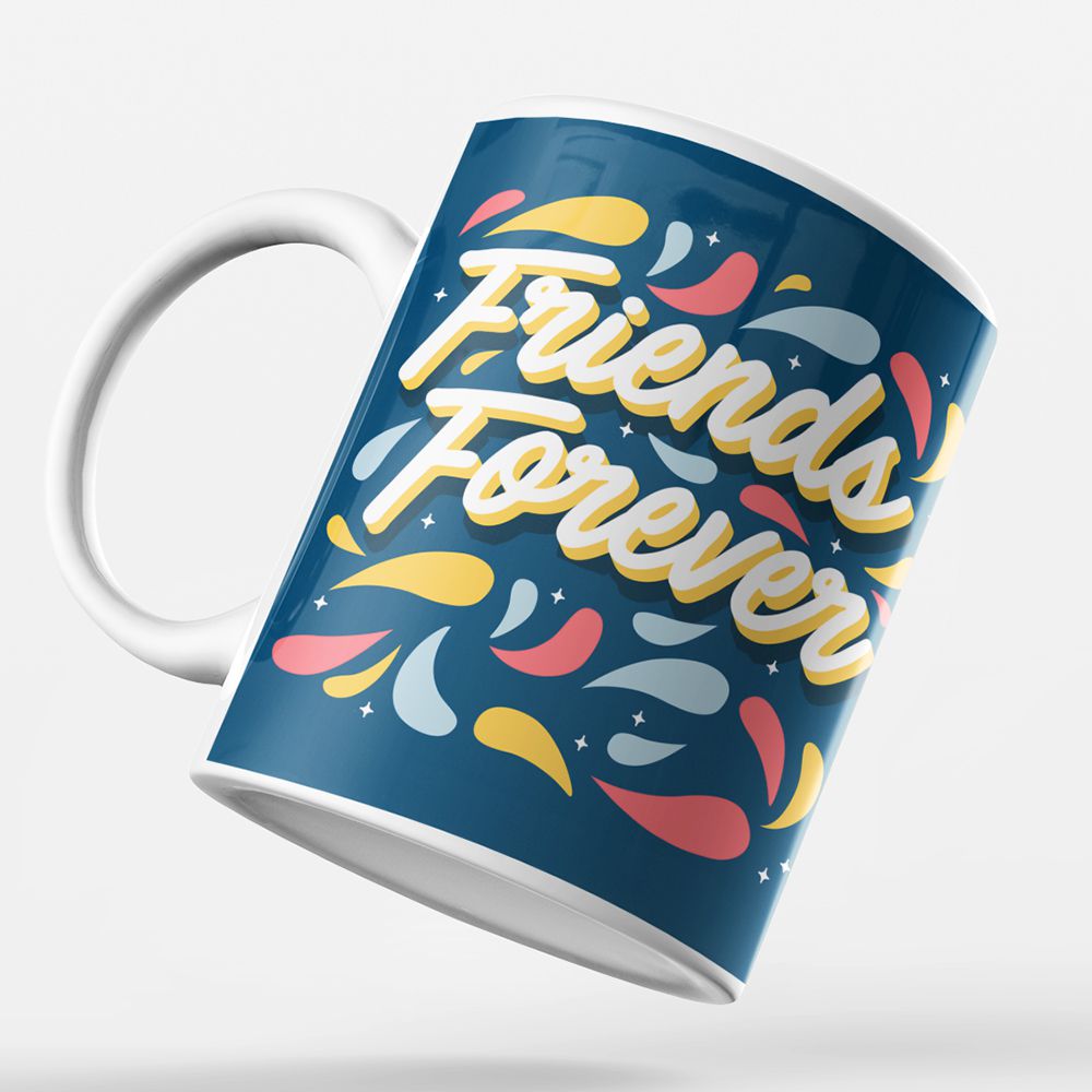Friends Forever Coffee Mug - corporate gift by YuBingo