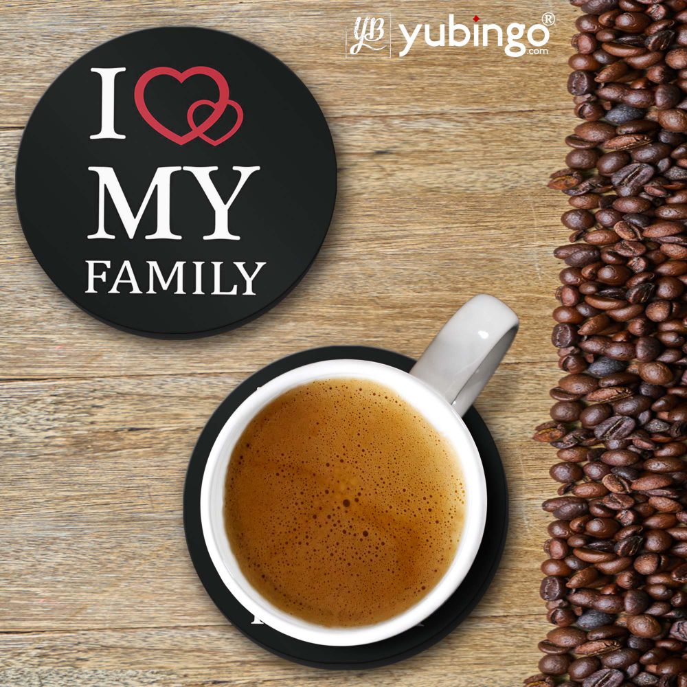 I Love My Family Coasters - product image 2