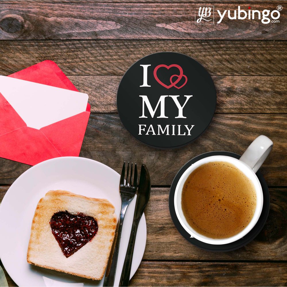 I Love My Family Coasters - product image 3