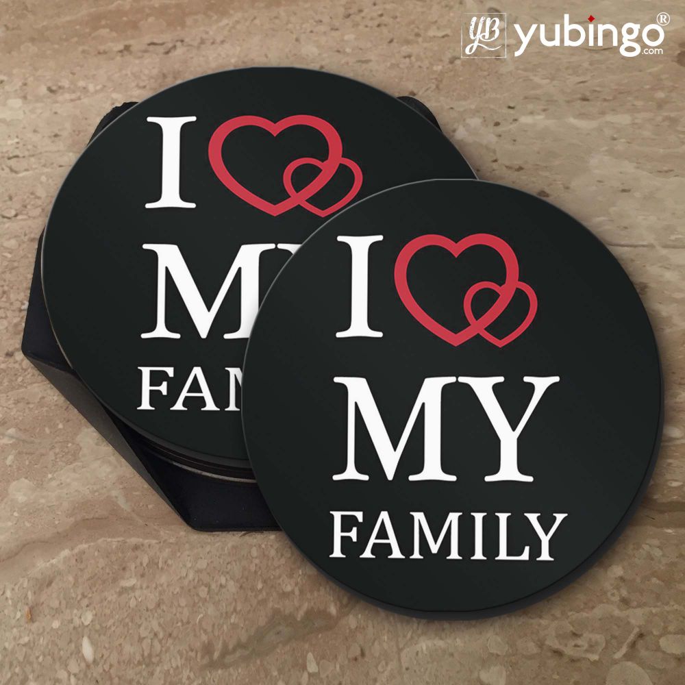I Love My Family Coasters - product image 5