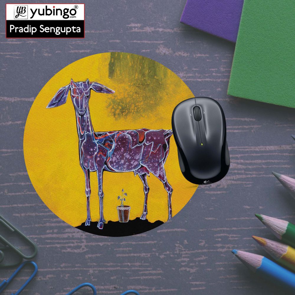 Expecting Mother Mouse Pad (Round) - product image 5