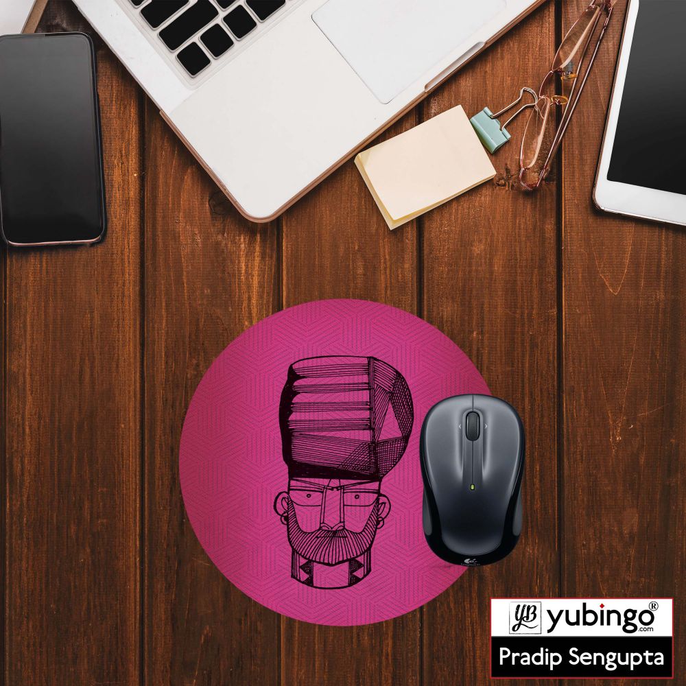 Intense look Mouse Pad (Round) - product image 2