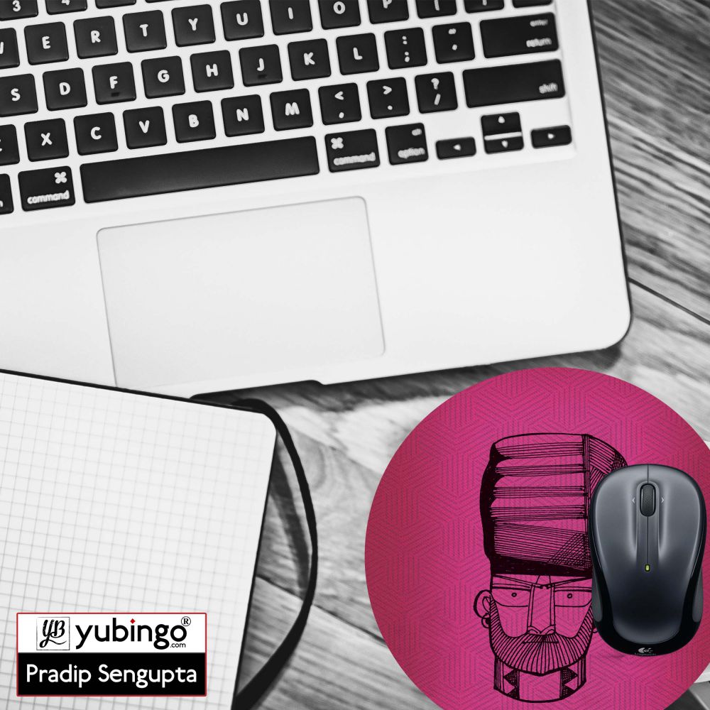 Intense look Mouse Pad (Round) - product image 4