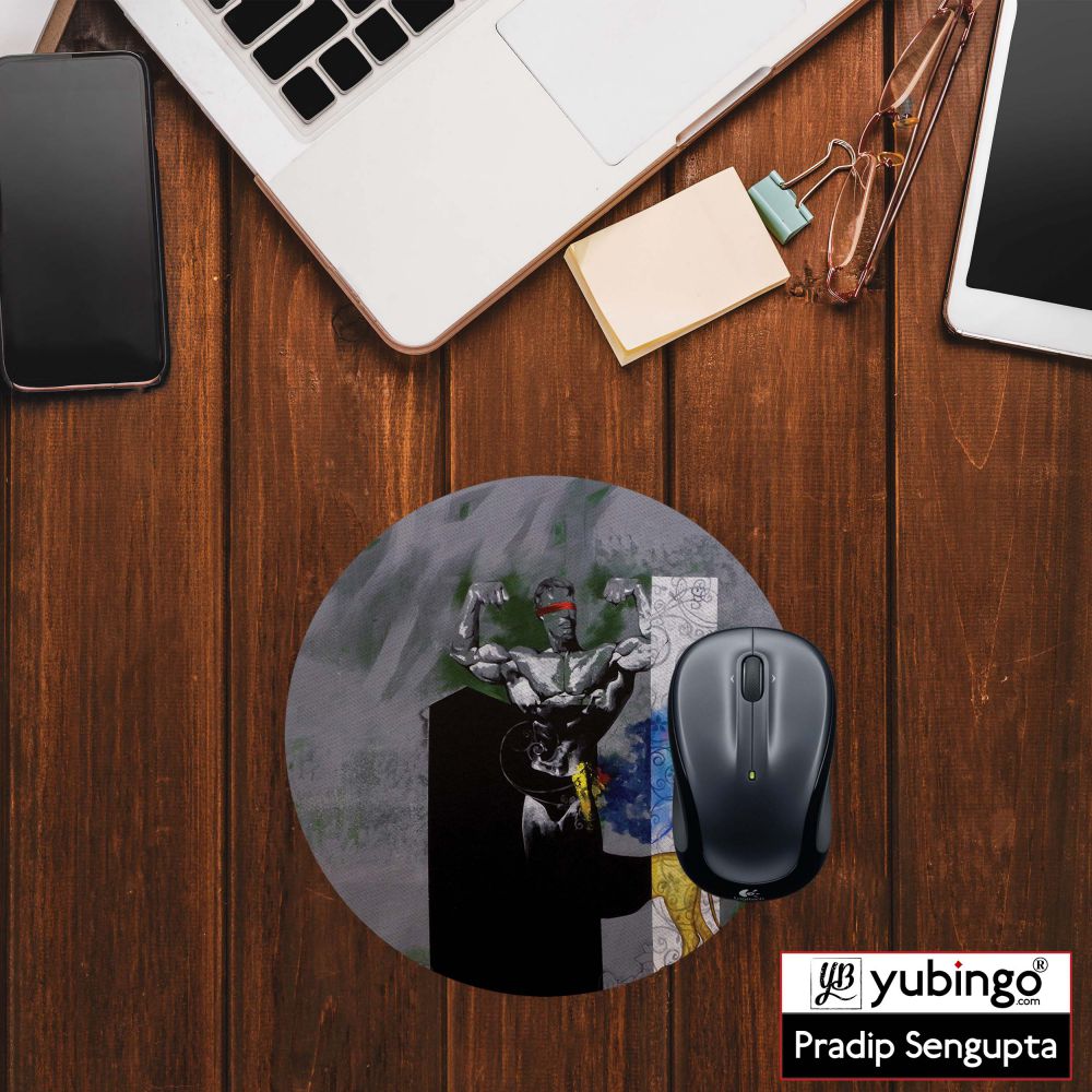Leo The Great Mouse Pad (Round) - product image 2