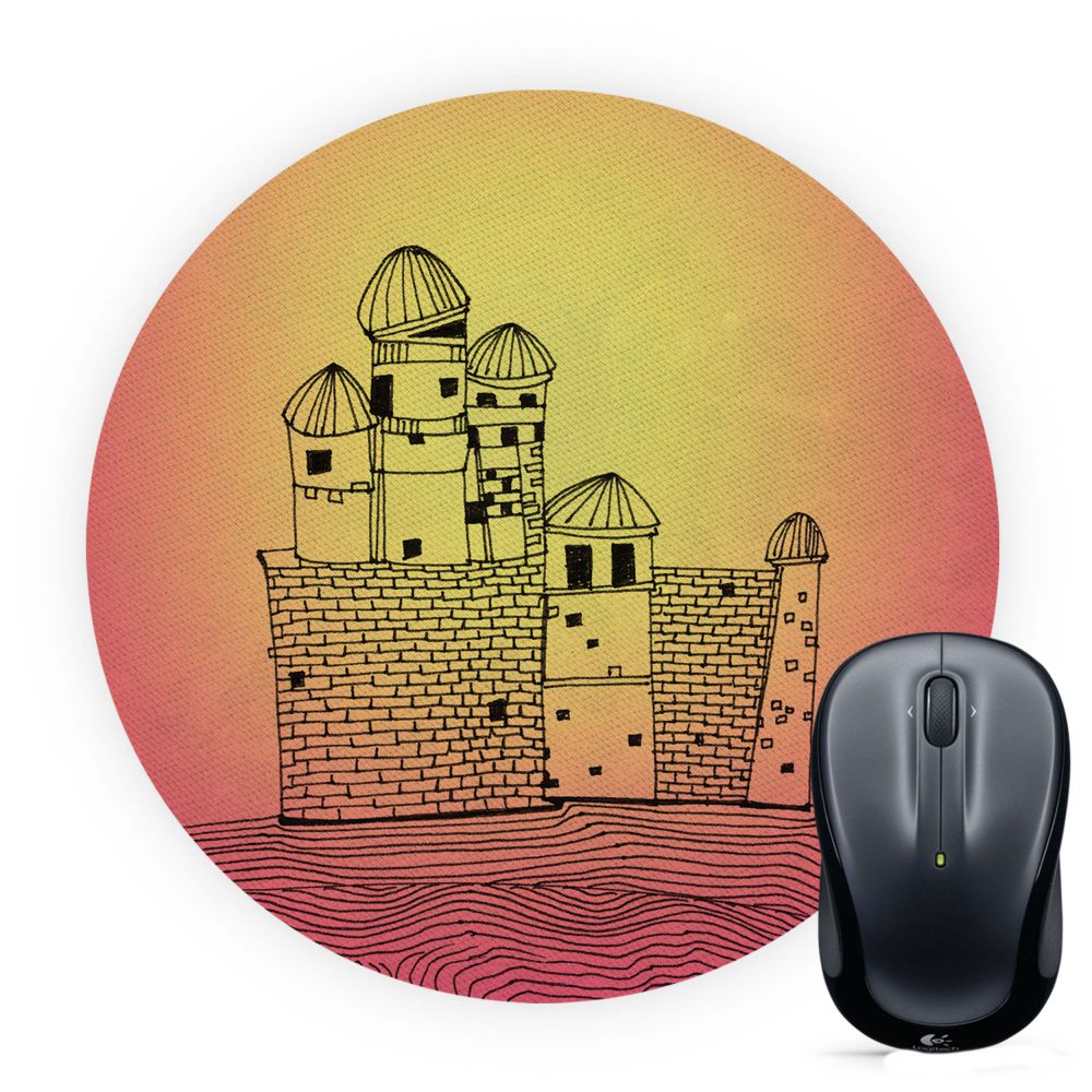 Structure Mouse Pad (Round) - corporate gift by YuBingo