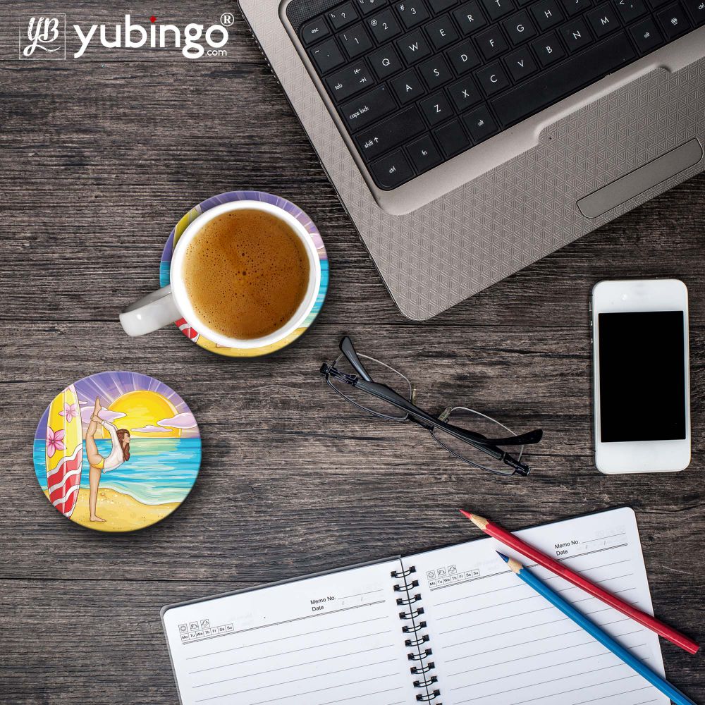 Sunrise with Yoga Coasters - product image 4