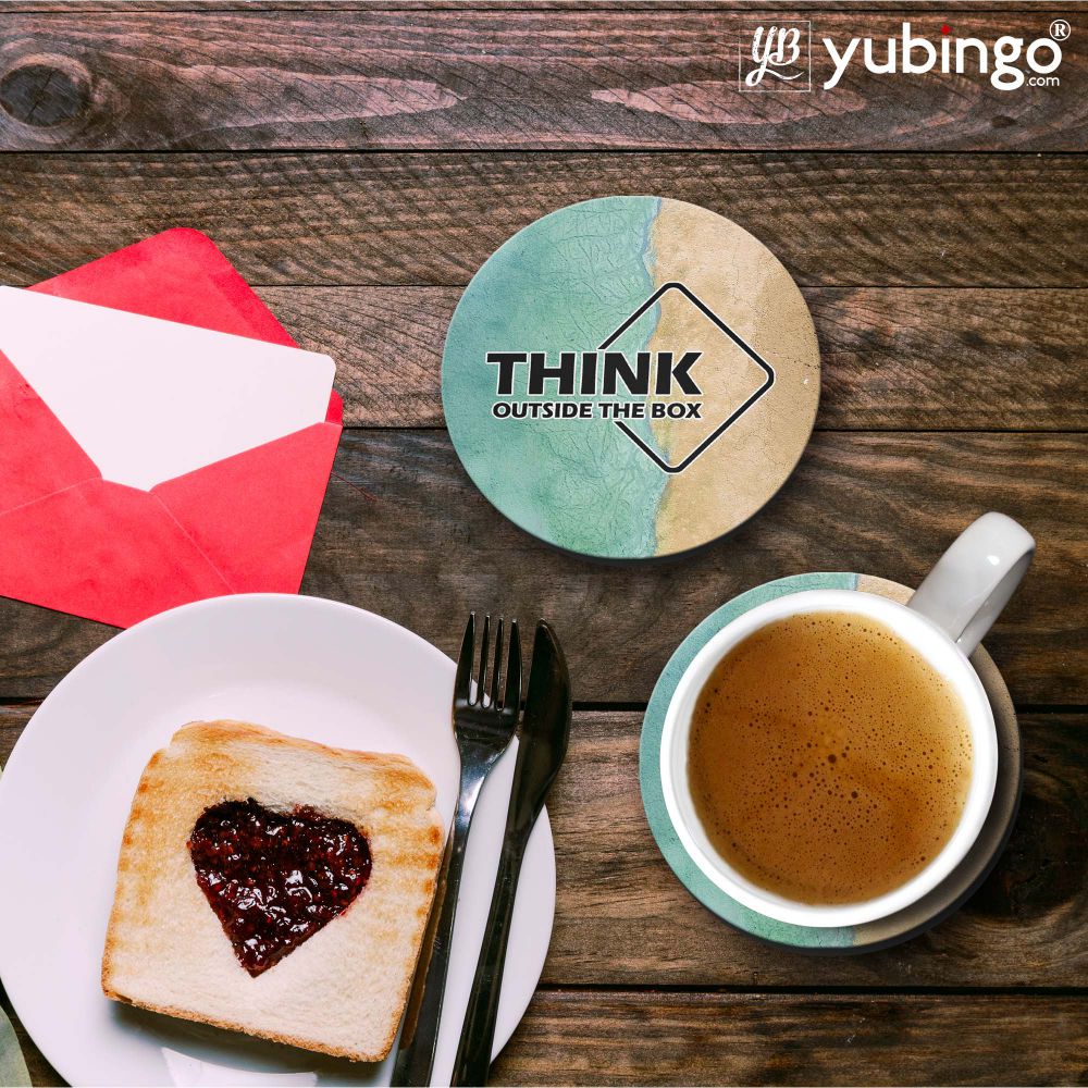 Think Outside The Box Coasters - product image 3