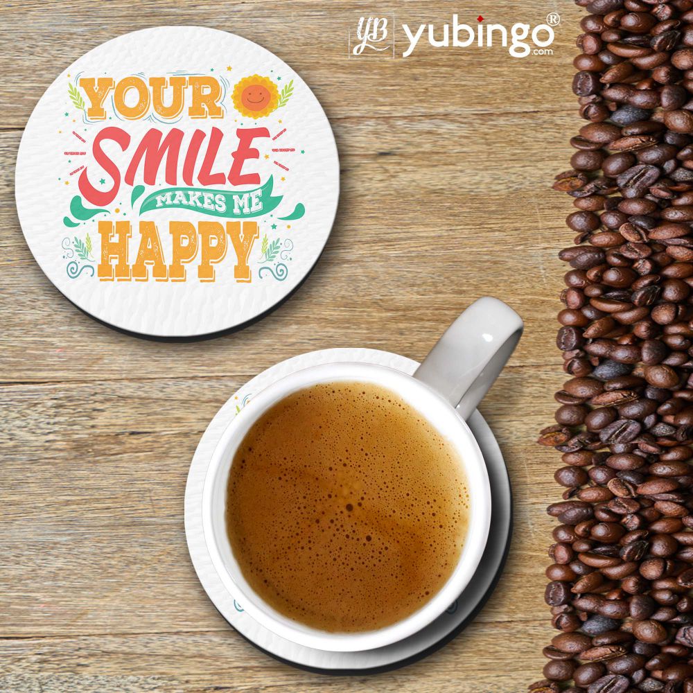 Your Smile Makes Me Happy Coasters - product image 2