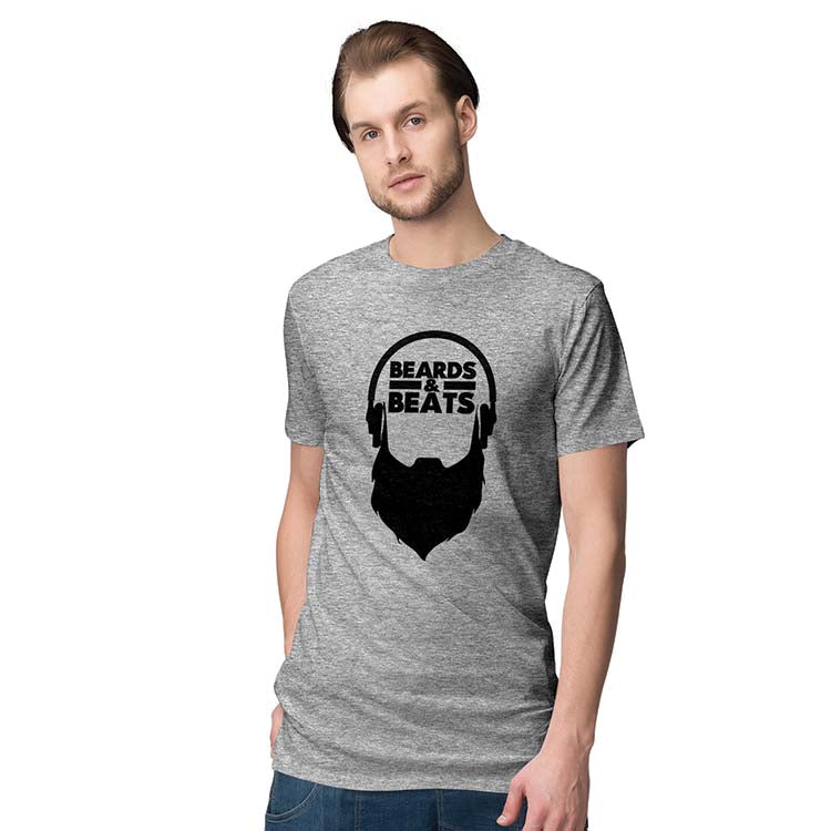 Beards And Beats Men T-Shirt - corporate gift by YuBingo