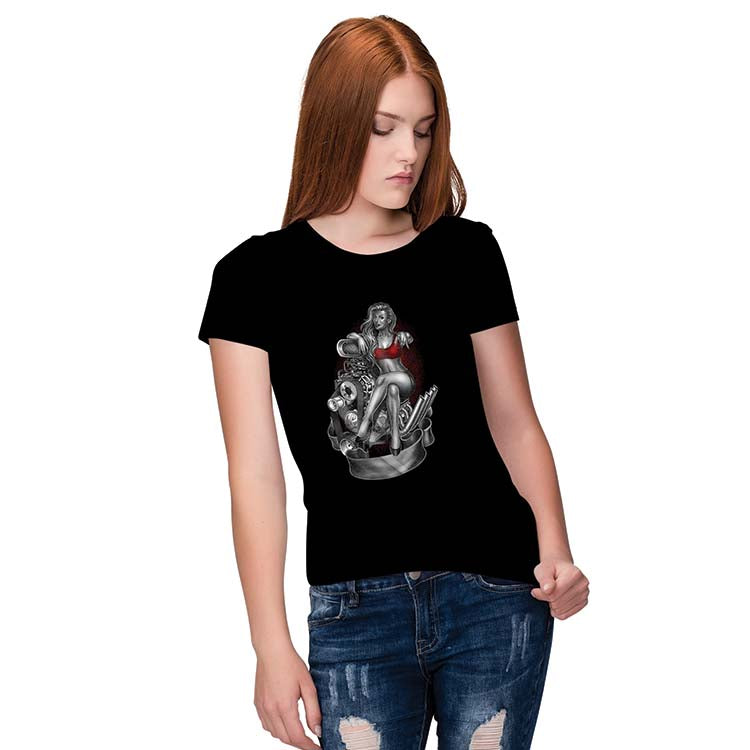 Beauty On Engine Women T-Shirt - product image 5