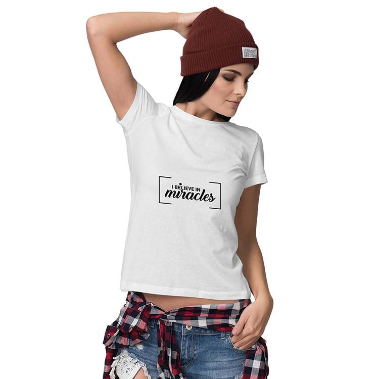 Believe in Miracles Women T-Shirt - product image 2