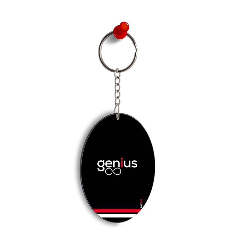 Genius Oval Key Chain - corporate gift by YuBingo