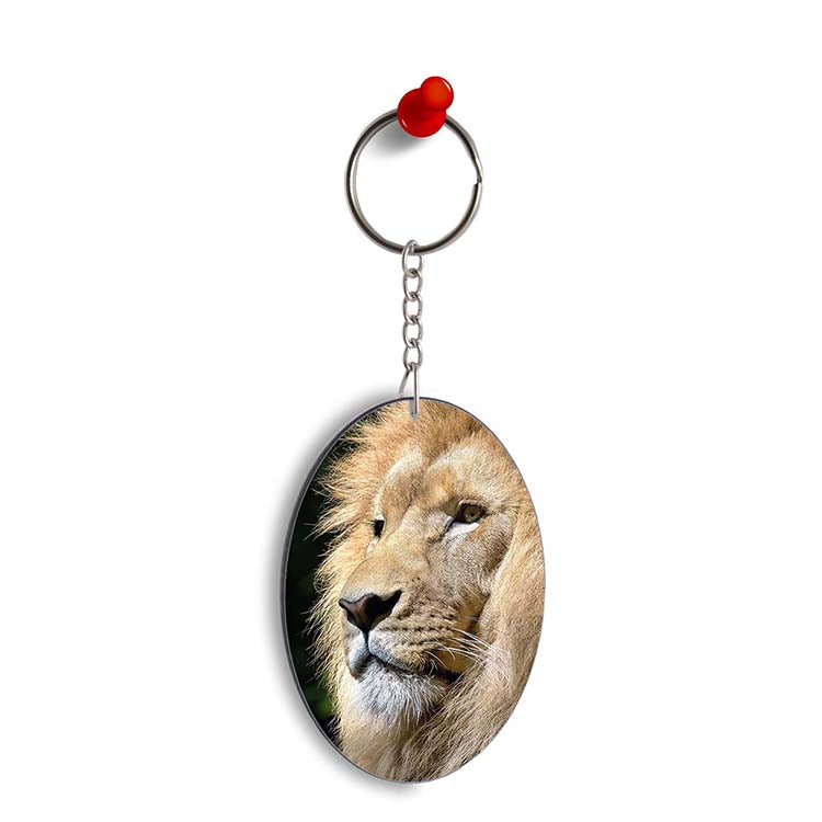 Lion Oval Key Chain - corporate gift by YuBingo