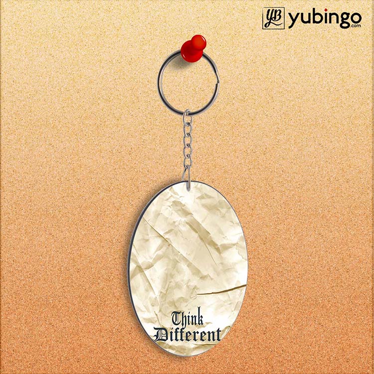 Think Different Oval Key Chain - product image 2
