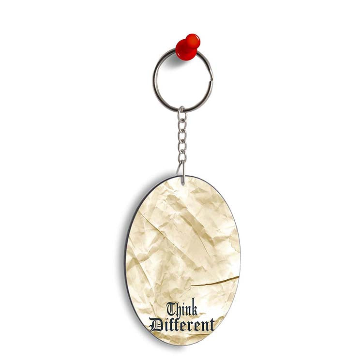 Think Different Oval Key Chain - corporate gift by YuBingo