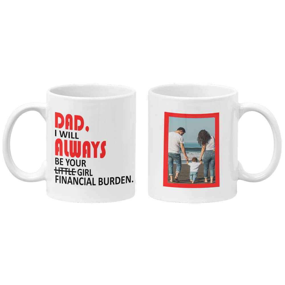 Dad And Girl Coffee Mug - corporate gift by YuBingo