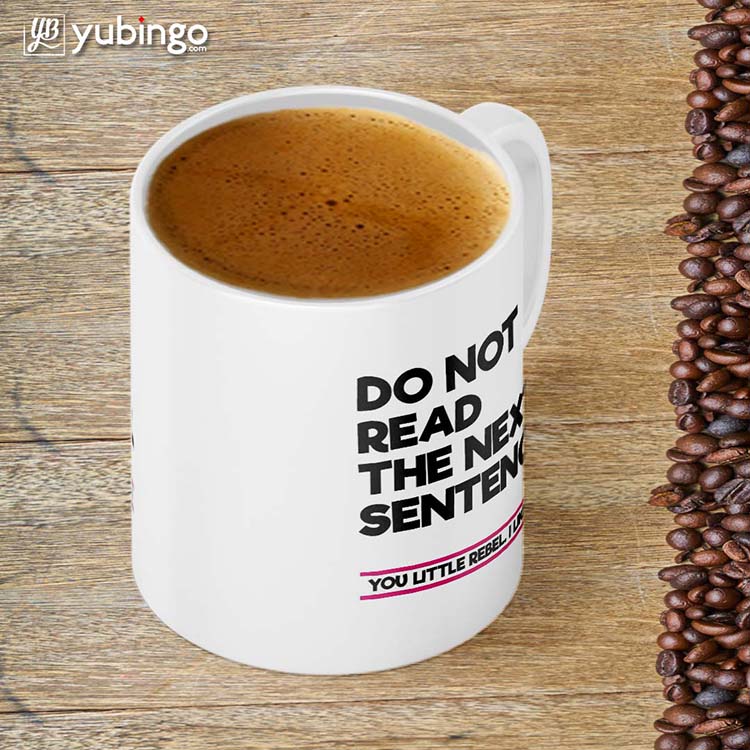 Do Not Read Next Coffee Mug - product image 4