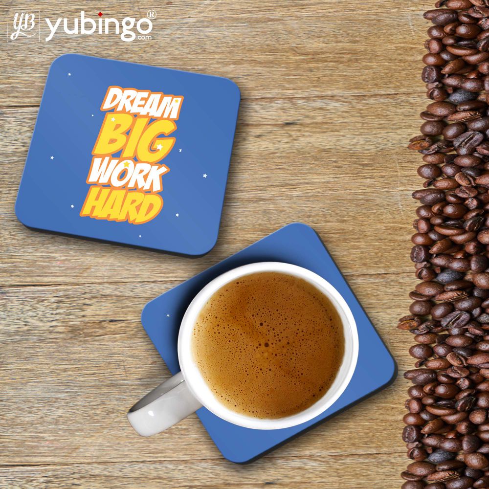 Dream Big Work Hard Coasters - product image 4