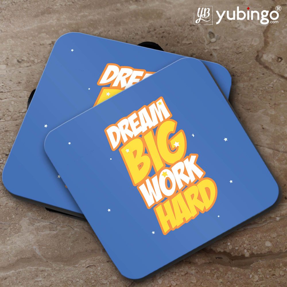 Dream Big Work Hard Coasters - product image 5