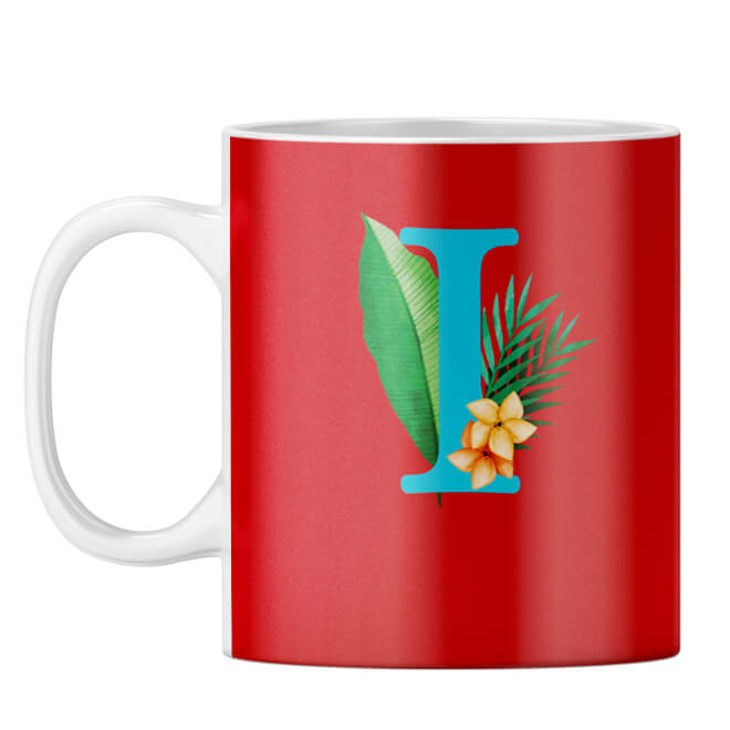 Flower Alphabet with Name Coffee Mug - product image 10