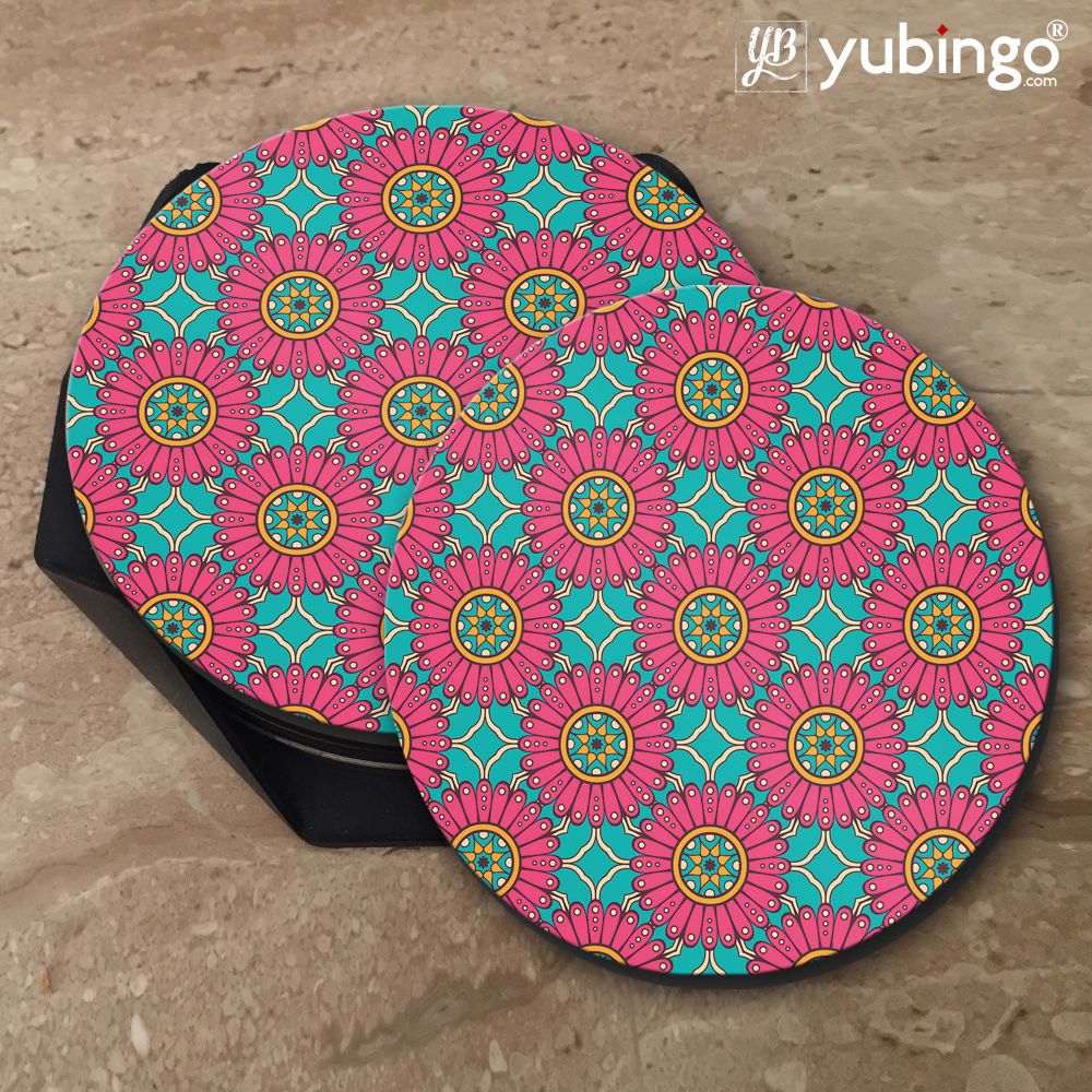 Flowers Pattern Coasters - product image 5