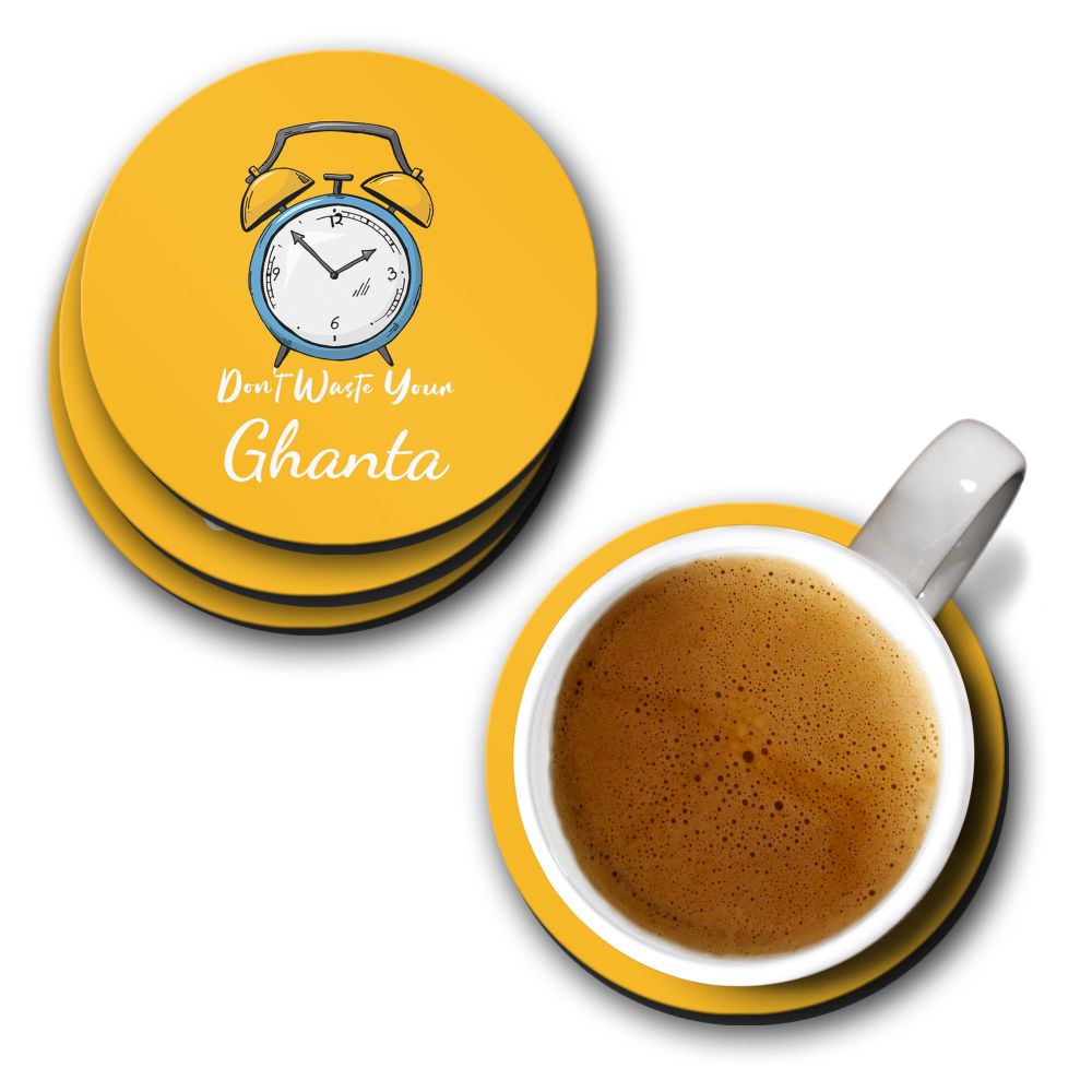 Ghanta Coasters - corporate gift by YuBingo